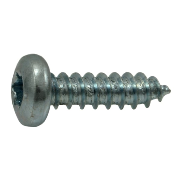 Midwest Fastener Sheet Metal Screw, #6 x 1/2 in, Zinc Plated Steel Pan Head Torx Drive, 35 PK 37054 - main